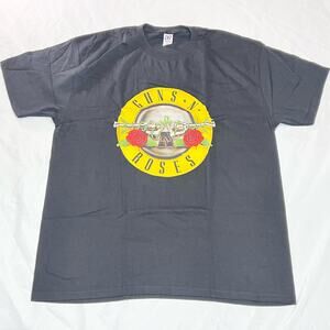 Guns N Roses Revolvers Thorns Black Graphic T-Shirt Adult Size XL Rock Metal New